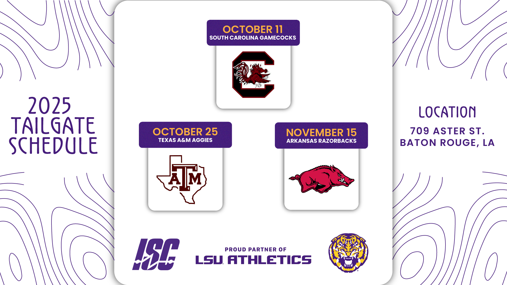 Tailgate 2025 Save the Date